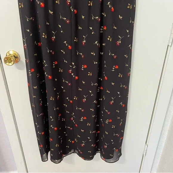 Madewell Black and Red Maxi Dress - Picture 9 of 11